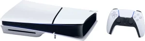 Sony PlayStation 5 Slim CFI-20XX (1 ревизия, с дисководом, 2 геймпада) белый