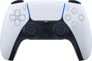 Sony PlayStation 5 Slim CFI-20XX (1 ревизия, с дисководом, 2 геймпада) белый